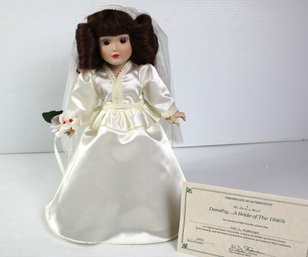 Danbury Mint, Dorothy - A Bride Of The 40's