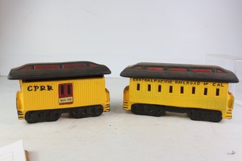 Railroad Ceramic Decanters 1970-CPRR Of California- Empty