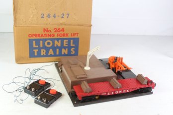 Lionel No 264 Operating Forklift Platform- Looks To Be All There