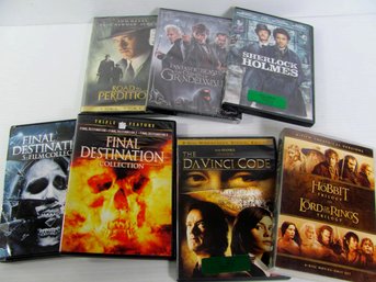 Da Vinci Code, Hobbit, Final Destination Etc DVDs