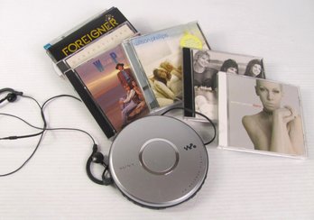 Portable CD Player AND Soft Rock CDs, Foreigner, Wilson Phillips Etc