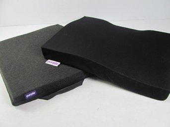 2 ' Purple' Brand Chair Pads, Very Nice, Weighted