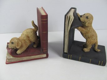 Barnes & Noble Golden Retriever Playful Puppies, Heavy Cast Resin