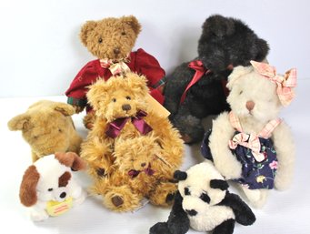 8 Russ Stuffed Animals, Holly, Daisy, Dickens, Pugsly And Gregory