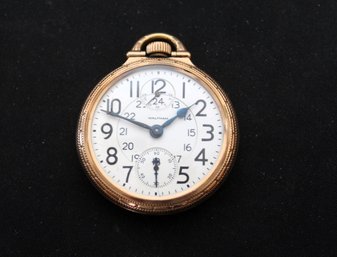 Waltham Railroad Grade Pocket Watch SN25511758 Gold-filled- Doesn't Run- See Description For Specs