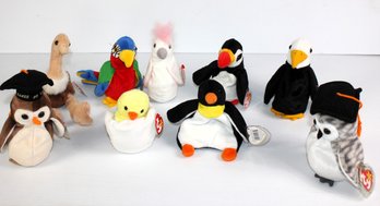 Beanie Baby Birds # 2-total Nine