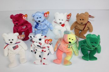 Beanie Baby Bears #3- Total 8