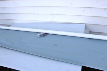 Light Blue Pull-up Blind With Hardware 81.5 X 59.5