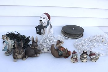 Christmas Lights And A Few Small Decor Items