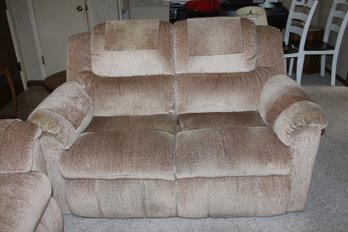 Lane Reclining Love Seat, Really Nice Shape, 58' Wide