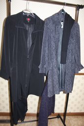 Ladies Size 12 Jacket And 2 Nice Long Dress Coats Size Lg