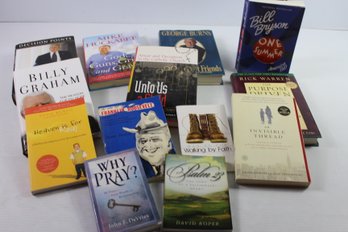 Book Lot - Bios, Christian, Novels