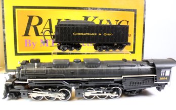 O Scale MTH Rail King 20-117 LP C&O Allegheny, 3 Rail Proto Sound Locomotive And Tender, Like New Inbox
