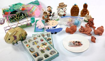 Easter Lot -ceramic Bunnies, Miscellaneous Decor