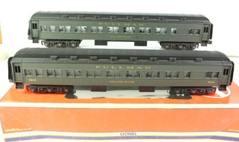 2 Lionel Pullman Willow River Coach, Willow Trail Passenger Car- Like New In Boxes