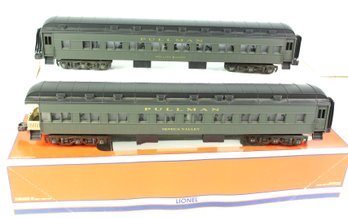 2 Lionel Pullman -one Willow Range Passenger Car, One Seneca Valley Observation Car -like New Inboxes
