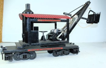Buddy L Outdoor Railroad Steam Shovel Car T Reproduction- Like New Condition