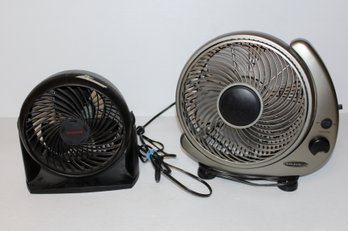 Soleus Air 10' Table Fan And Honeywell Table Fan