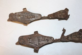 Antique Metal Ice Skates