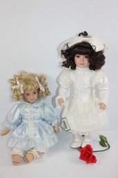 Heritage Signature Collection '' Rose' Doll Porcelain 17-in Tall And 12-in Musical Porcelain, Doesn't Work