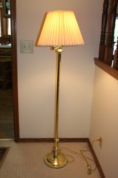 Brass Floor Lamp -works 58-in Tall