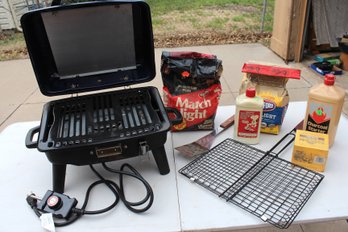 Ovis Electric Grill And A Little Charcoal Grill Supplies