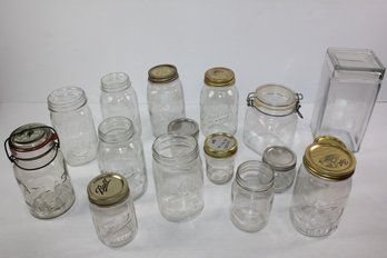 Canning Jars, Mason, Ball, Cure And Other Jars, Include The 1920s Atlas E- Z Seal