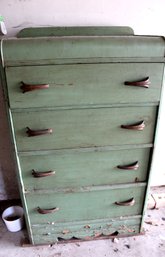 4 Drawer  'garage' Dresser/storage - Rough Shape But Great For Tools And Other Garage Stuff