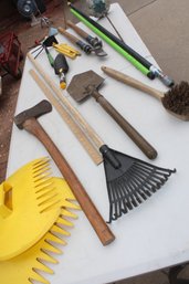 Ax, Garden Tools, Leaf Picker Uppers, Etc