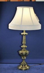 Stiffel Brass Lamp --34-in Tall- Heavy- Beautiful
