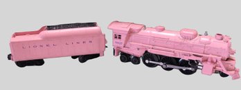 Lionel Original Girls Pink Locomotive And Tender O Scale - Mint Condition