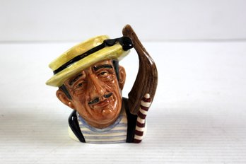 Lady Doulton Gondolier Jug 1963 4-in Tall D6592