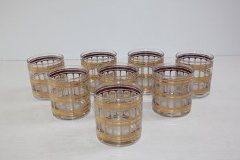 Set Of Eight Low Ball Tumblers