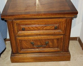 Lot 1 Of 2 Bedside Table 26 X 15 X 22 Tall