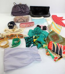 Few Purses, Belts, Scarves And Bags