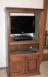 Good Craft Project-TV Cabinet -TV Not Included, One Pull-out Shelf, 33x18x61 In Tall