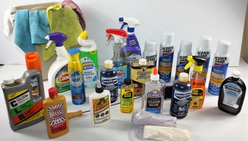 Cleaning Supplies, Lots Of Carpet Scotch Guard, Specialty Cleaning Items Etc