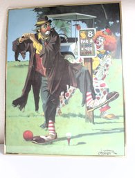 Clown By Oberstein 22x28