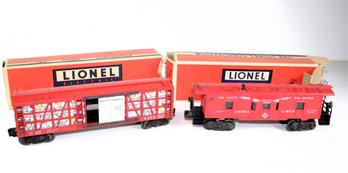 Lionel Poultry Car 6434 And Caboose 6517