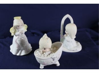 3 Precious Moments Figurines In Original Boxes- See Description