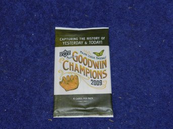 2009 UPPER DECK GOODWIN CHAMPIONS BASEBALL CARDS SEALED PACK