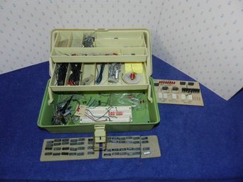 TACKLE BOX FULL OF ELECTRONIC COMPONENTS