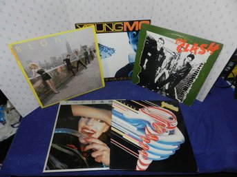 VINTAGE VINYL RECORDS THE CLASH THE CARS BLONDIE YOUNG MC JUDAS PRIEST