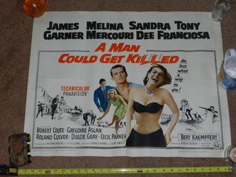 1966 A MAN COULD GET KILLED JAMES GARNER SANDRA DEE MOVIE POSTER