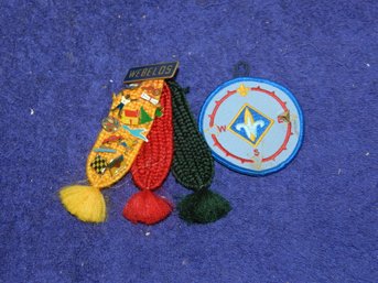 BOY SCOUT WEBELOS PIN COLLECTION AND PATCH