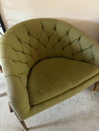 Sleek Mid Century Modern Tufted Lounge Chair (2 Of 2)