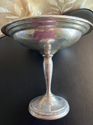 Silver Candy Dish Weighted Reinforced