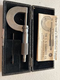 LS Starrett Micrometer Caliper