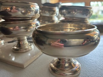 Set Of 4 Sterling Sherbet Cups