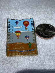 Vintage 1977 Albuquerque Internationals Gold Plated Balloon Pin